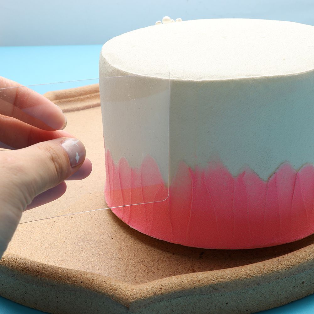 Dụng cụ chà láng bánh kem bằng nhựa trong suốt thân thiện với môi trường