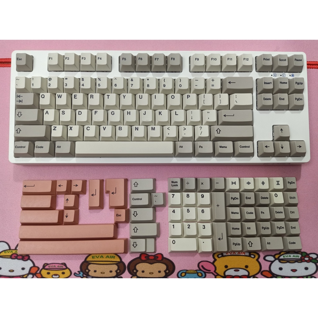 Giá siêu sốc Bộ Keycap 9009 Retro Profile Cherry 158 phím, 146 phím, 134 phím