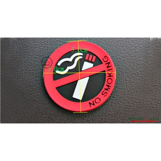 Logo No Smoking dán taplo xe hơi (RẺ VÔ ĐỊCH)