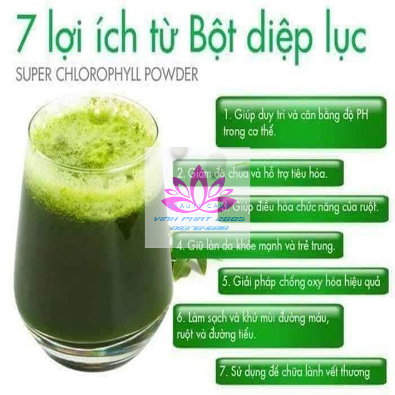 [Mẫu Mới]Diệp Lục Collagen Chính Hãng - Bí Quyết Của Sắc Đẹp
