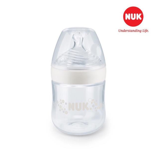 XẢ KHO BÌNH SỮA NUK PP NATURE SENSE 150ML NÚM TI SILICONE S1-M