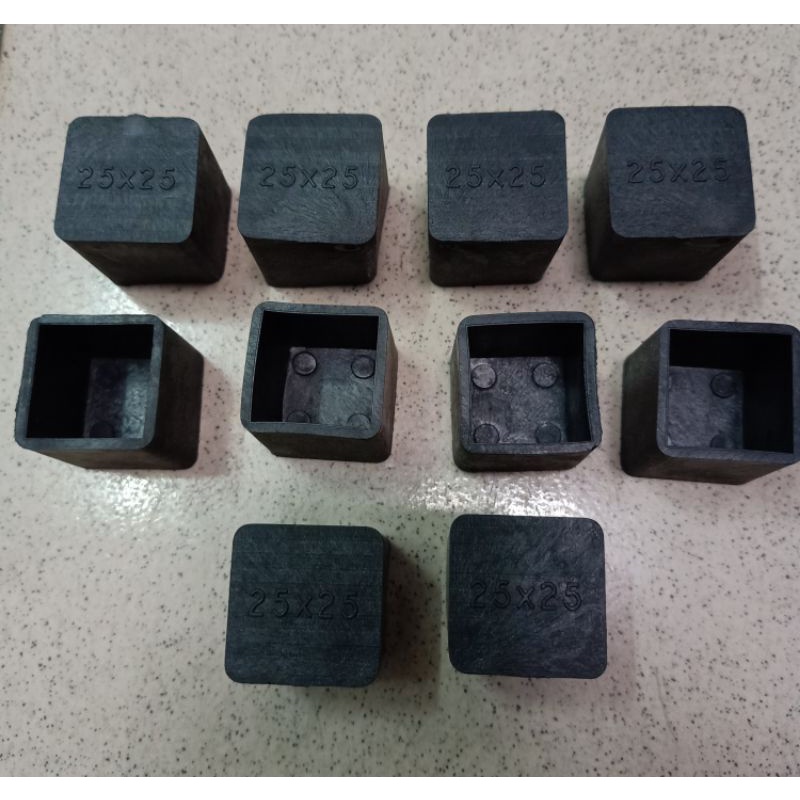Bộ 10 chụp ngoài, chân đế cao su, nút bịt chân bàn, ghế 20*20-25*25-30*30-40*40-50*50-20*40-25*50-30*60-40*80
