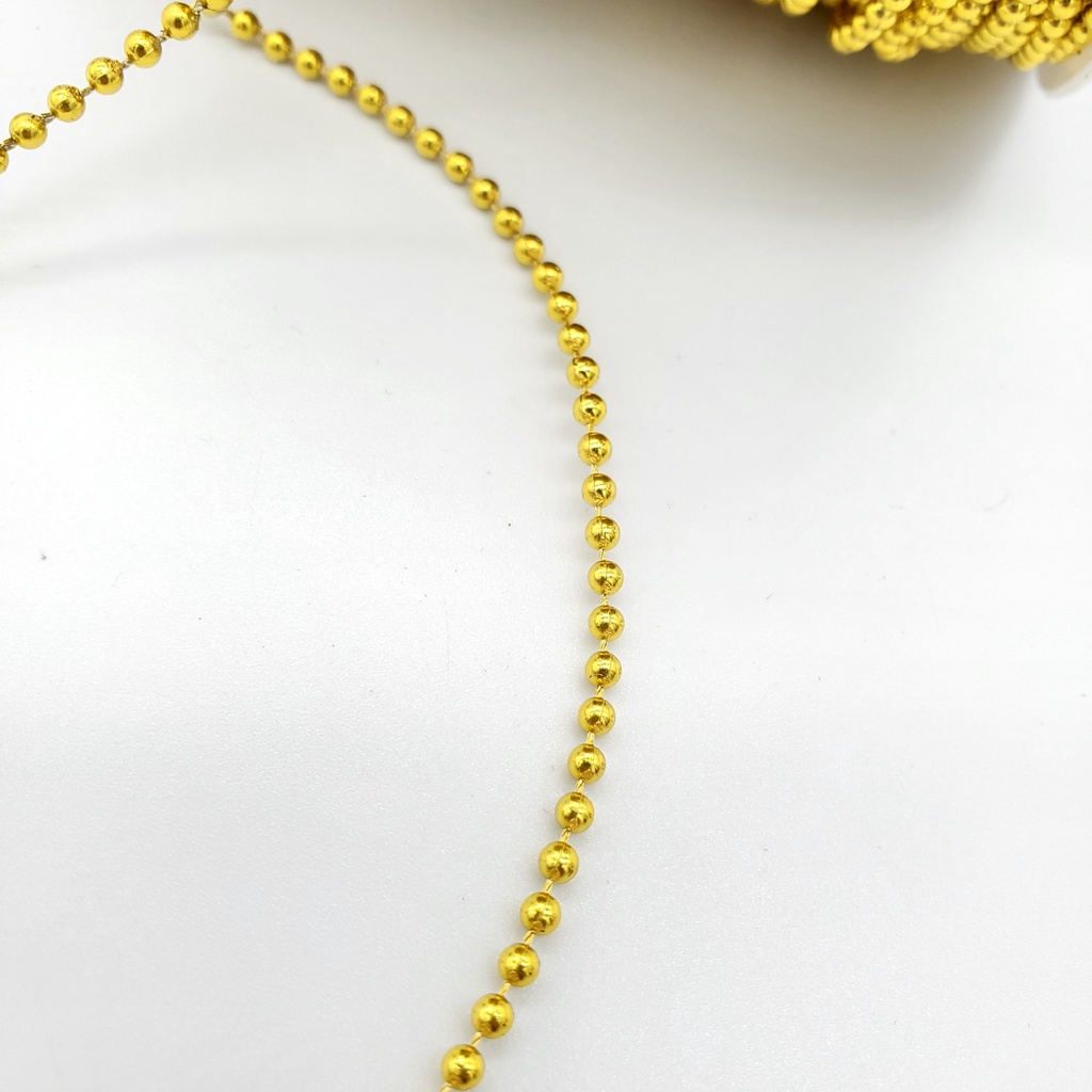 Dây Hạt Nhuyễn Màu Bạc / Vàng Trang Trí – Giá Bán 1 mét