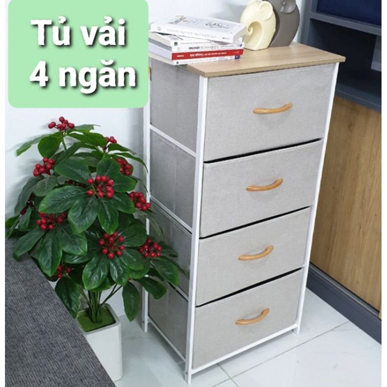 Tủ vải 4 ngăn