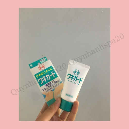 Lăn Khử Mùi hôi nách , dạng gel 50g nhỏ gọn , Nhật Bản wakigard quynhanhspa20