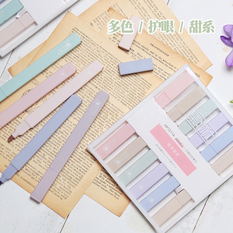 Set bút highlight nhiều màu tiện lợi