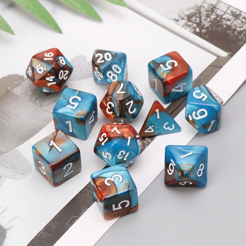 11 xúc xắc SPMH D4 D6 D8 D10 D12 D20 cho RPG DND D&amp;D