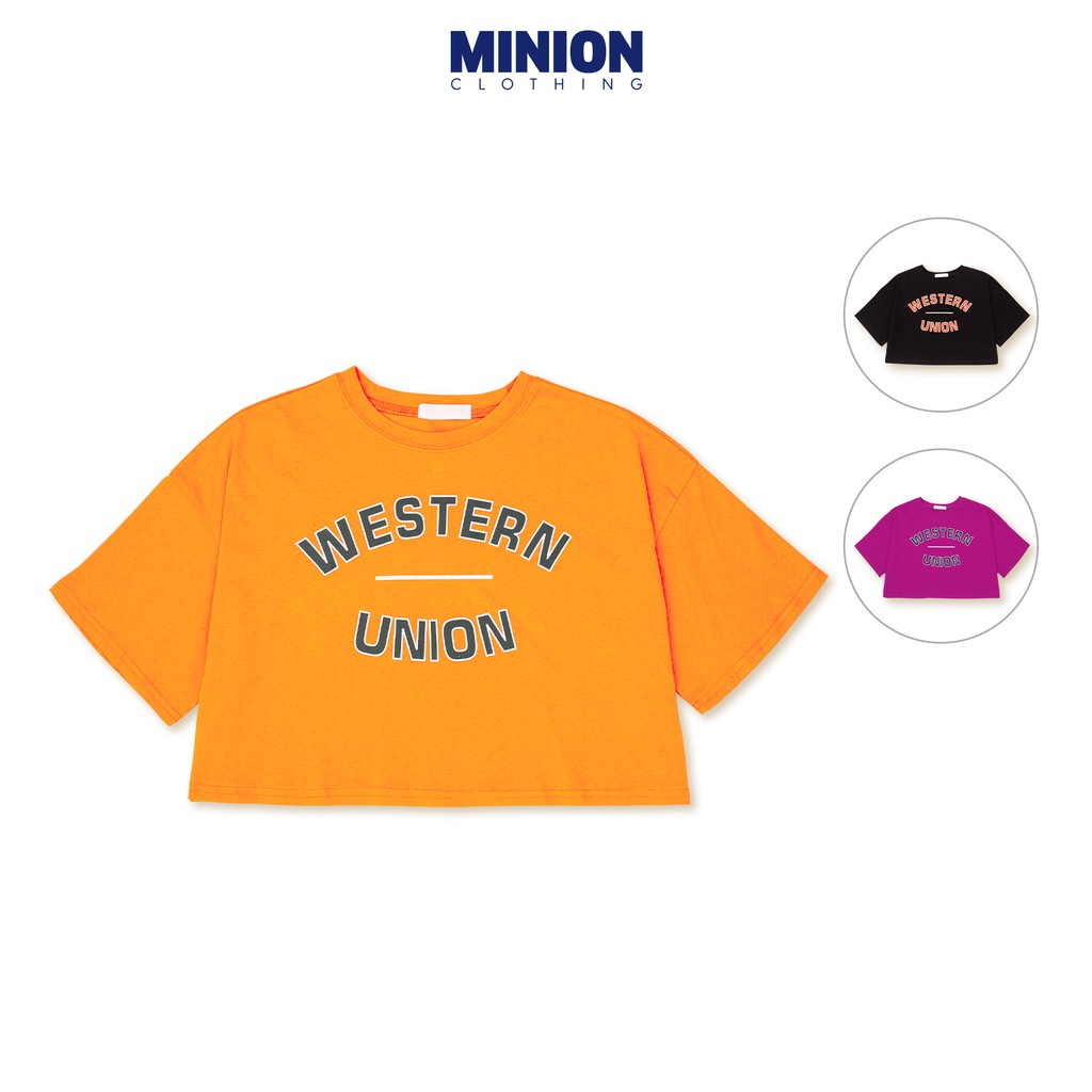 [Mã WABRLOW5 giảm 15% đơn 300K] Áo croptop Minion Clothing form rộng, phong cách Ulzzang Streetwear A2708