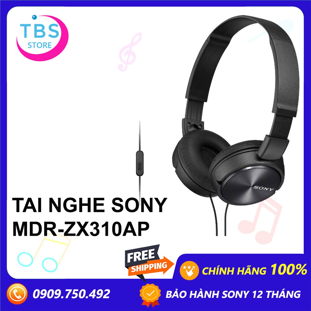 Tai nghe Sony MDR-ZX310AP - Hàng chính hãng - Bảo hành 12 tháng