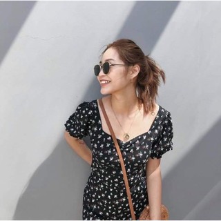 ĐẦM HOA NHÍ TAY PHỒNG