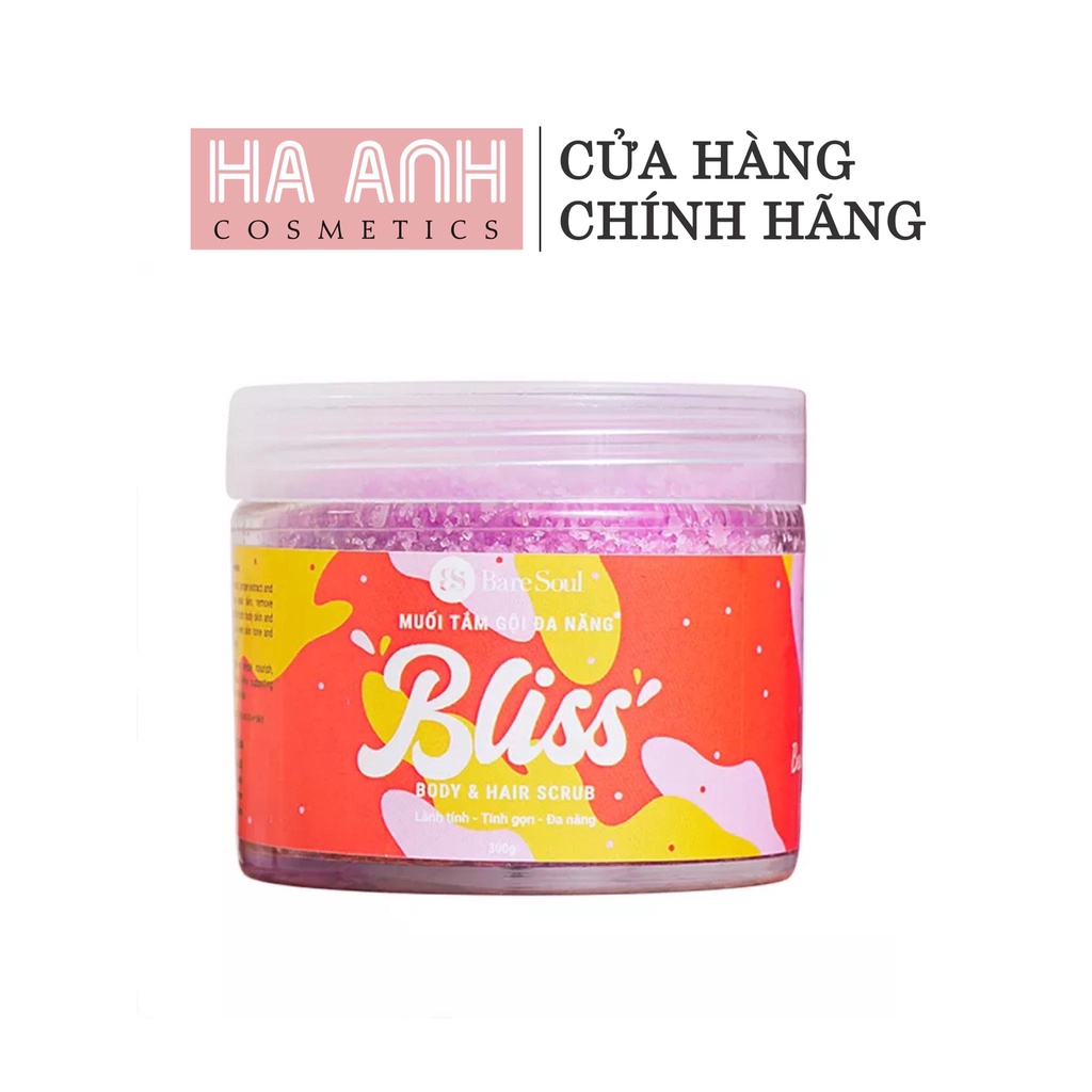 Muối tắm gội đa năng BLISS Body &amp; Hair scrub