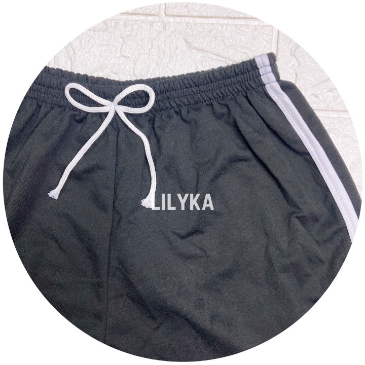 Quần đùi thể thao nữ lưng thun short ngắn ống rộng mặc nhà tập gym lilyka QS07 | BigBuy360 - bigbuy360.vn