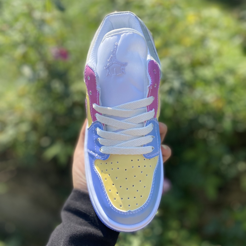 Giày thể thao Jordan 1 đổi màu UV cổ cao cổ thấp, Giày sneaker JD1 nữ cực hot cực độc 2021