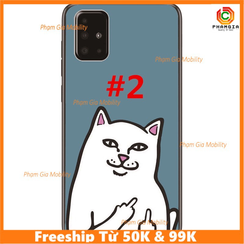 Mẫu ốp lưng chó mèo dễ thương Samsung Galaxy A71/A51/A41/A31/A21/A11 (ốp dẻo)