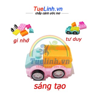 Đồ Chơi Xếp Hình Ô Tô Mini Cho Bé - Bộ Lego Xếp Hình Kích Thích Sáng Tạo