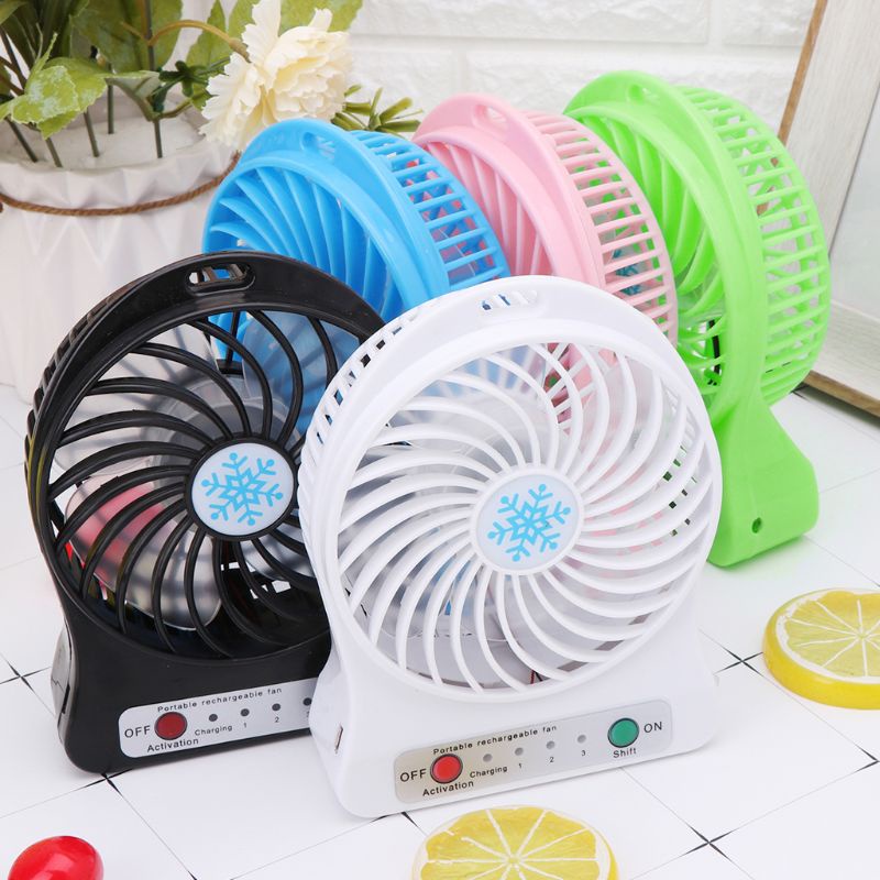 Quạt USB Mini Để Bàn Yên Tĩnh Dùng Trong Nhà / Ngoài Trời