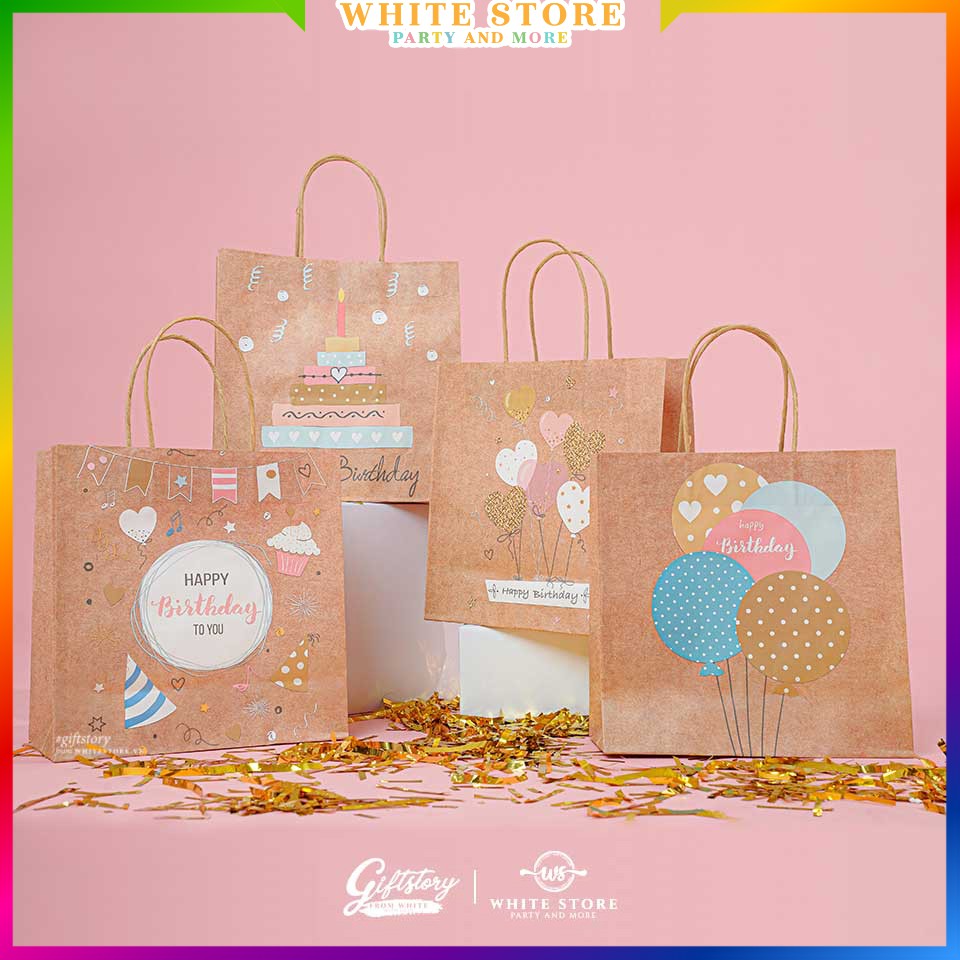 Túi giấy Kraft Cao cấp CUTE BIRTHDAY Họa tiết siêu xinh - siêu dễ thương - siêu rẻ | BigBuy360 - bigbuy360.vn