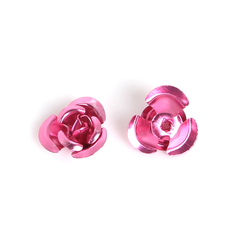 Set 100 Hoa Hồng 3D Bằng Nhôm Đính Trang Trí Nghệ Thuật Móng Tay