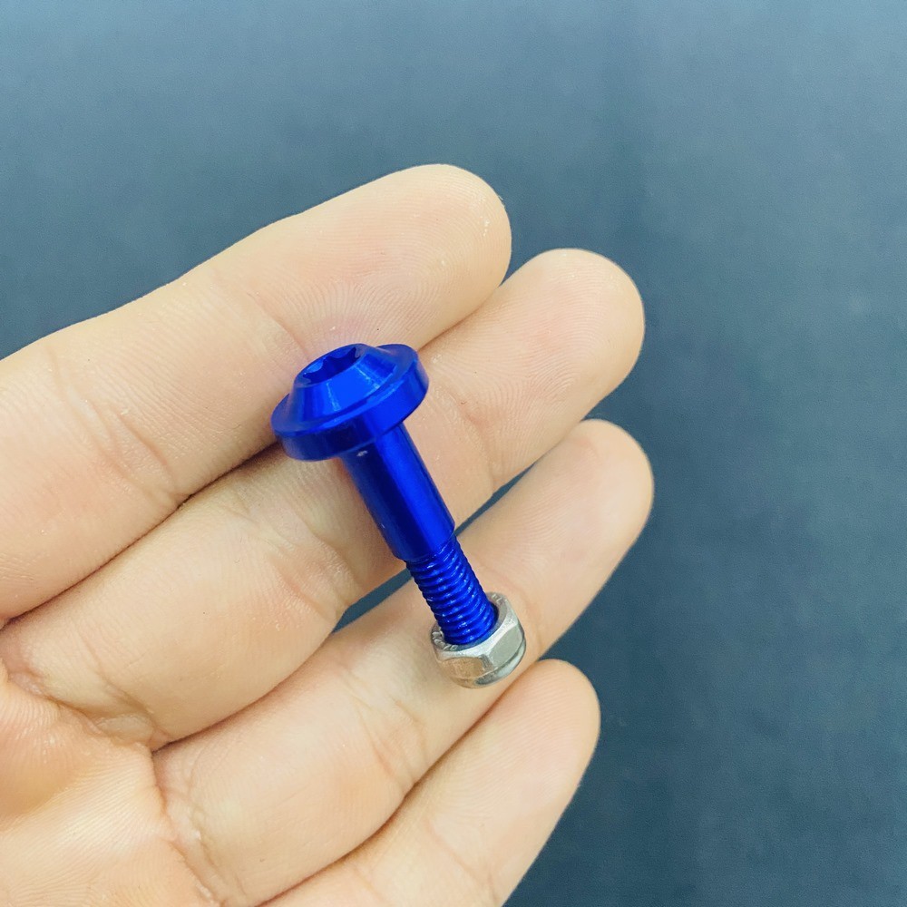 [ỐC KIỂU] ỐC KIỂU NHÔM CNC GẮN CỐT TAY THẮNG XE MÁY ĐỘ LÊN MÀU SẮC RỰC RỠ