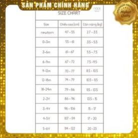 NOUSHANOI -  Bộ Quần Áo Dài Cài Thẳng Trắng Xanh Petit ( Size 0M 3M 6M và 9M )