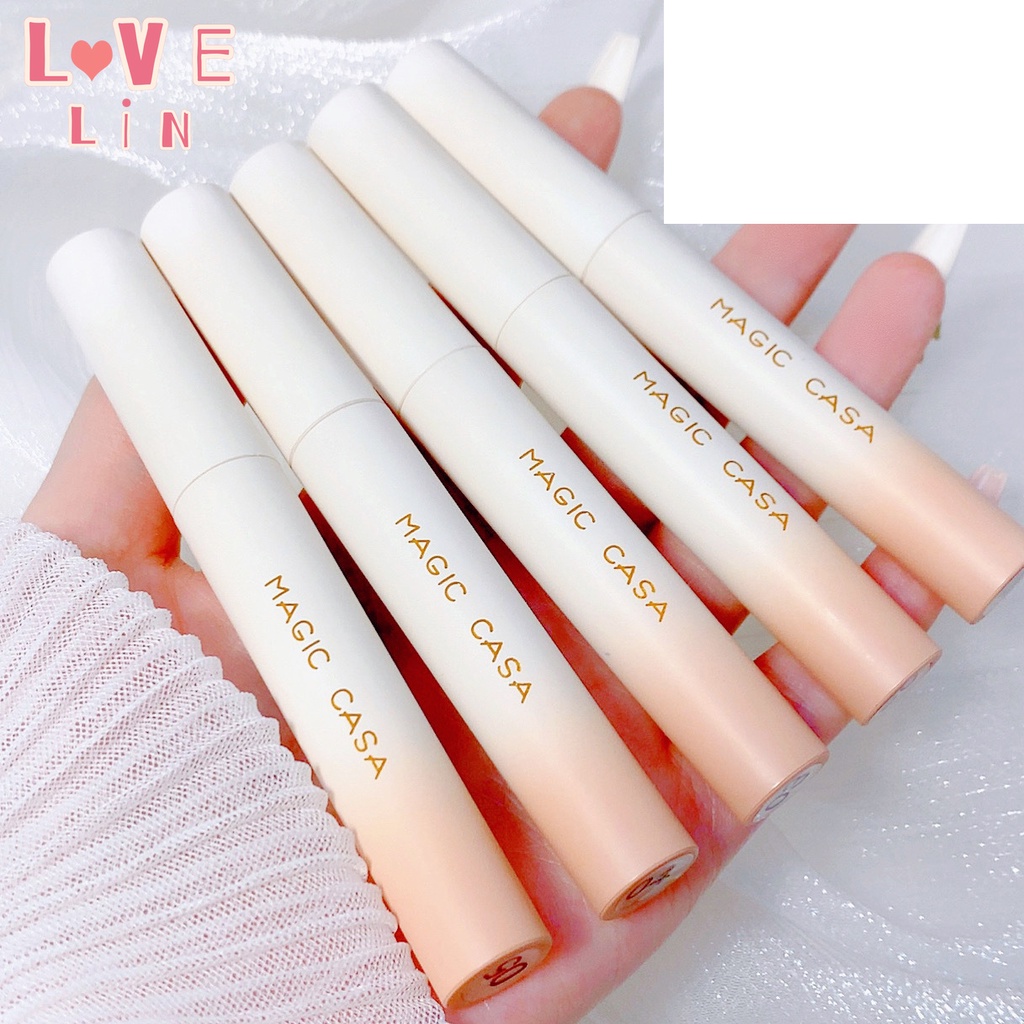Set 5 Son Kem Lì Mịn Mượt Như Nhung Hình Chó corgi Dễ Thương