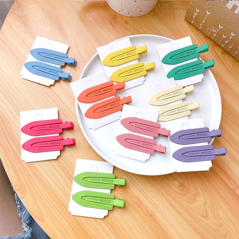 1 Chiếc Kẹp Tóc Mái Nhiều màu Sắc Phong Cách Hàn Quốc Dành Cho Nữ
