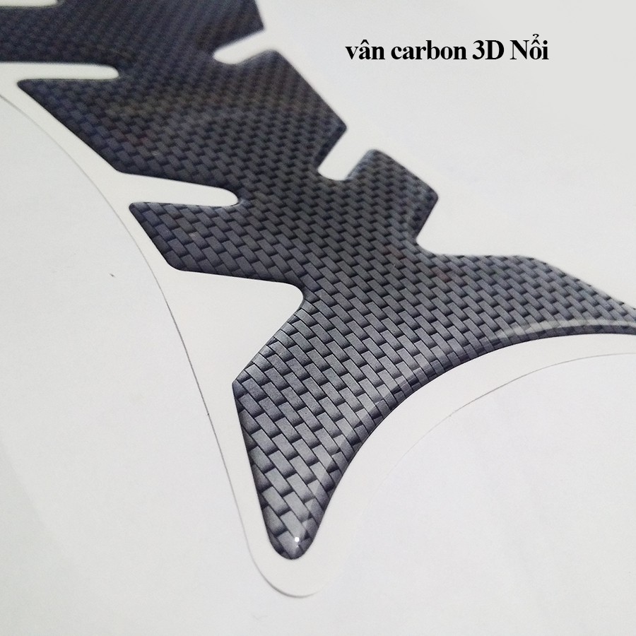 Miếng dán 3D Carbon Bảo vệ Bình Xăng Cho XE Máy