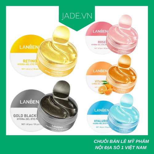 [ Hộp 60 miếng ] Mặt nạ mắt Lanbena 5 màu