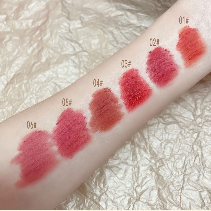 Son Kem Lì HOHOKANG Bear Dưỡng Ẩm Lâu Trôi Tone Đỏ Nâu