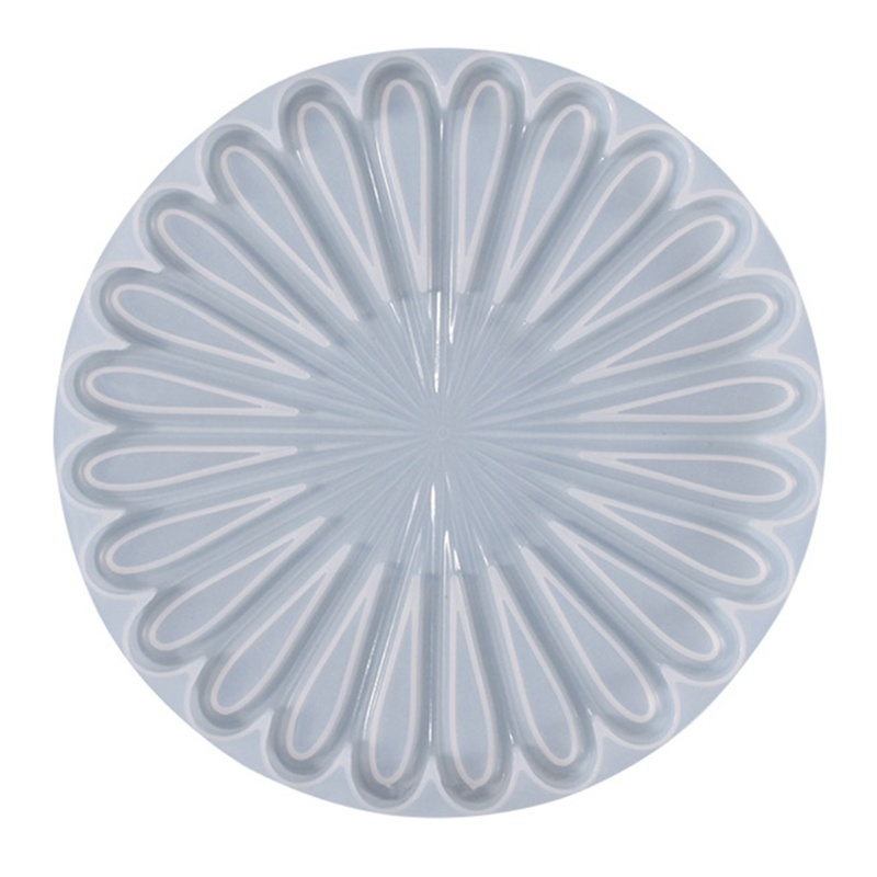 Sa Khuôn Silicone Làm Đế Lót Ly Hình Tròn Trang Trí Nội Thất DIY