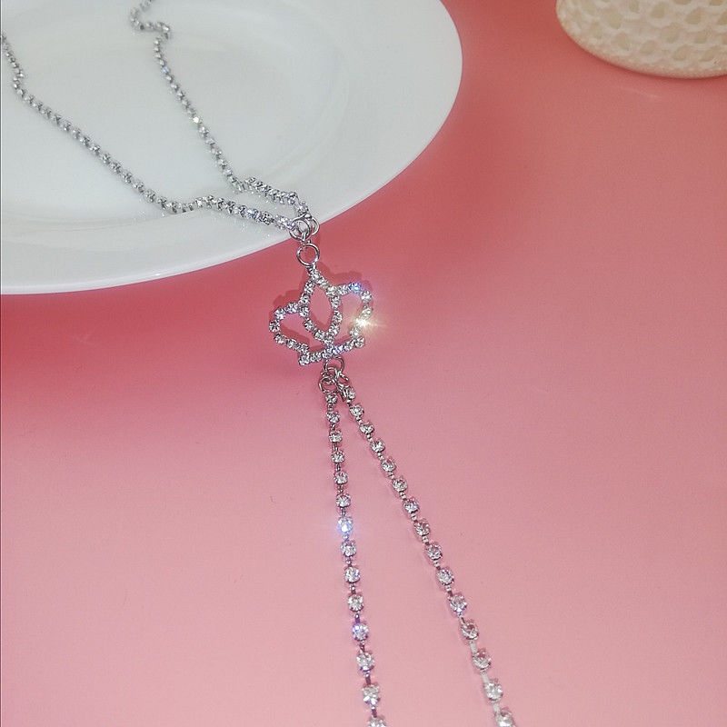 Dây Áo Ngực Trong Suốt Đính Đá Phong Cách Mới