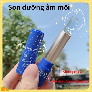 [Hàng mới về] Son dưỡng môi dạng thạch chiết xuất vàng 24k cấp ẩm làm mịn môi đổi màu theo nhiệt độ