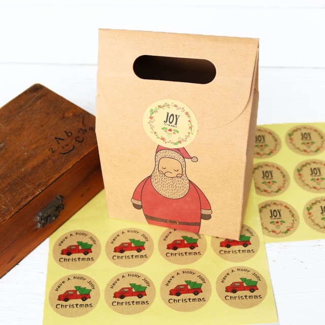 SỈ 2.4K Bìa 12 miếng dán Sticker Giáng sinh Noel Christmas | BigBuy360 - bigbuy360.vn