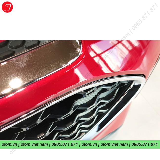 Ốp trang trí viền ca lăng và lưới ba đờ xốc Hyundai Kona Korea (2pcs)