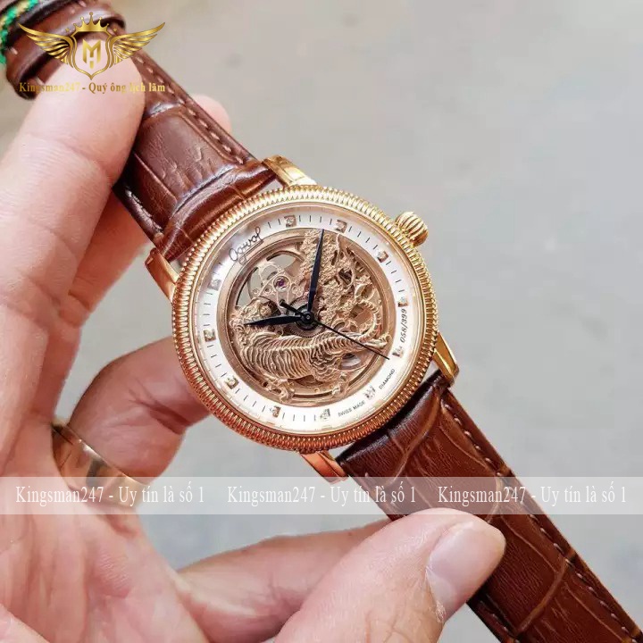 Đồng hồ cơ nam chính hãng Ogival mãnh hổ thượng sơn, cơ automatic tự động đẳng cấp mang lại tài lộc và may mắn | BigBuy360 - bigbuy360.vn