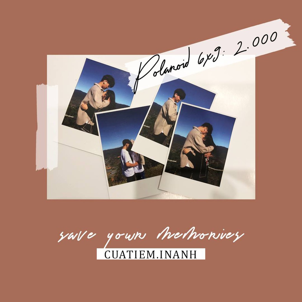 In Ảnh Polaroid, Film Theo Yêu Cầu - Ảnh Đã Được Ép Lụa Bảo Vệ