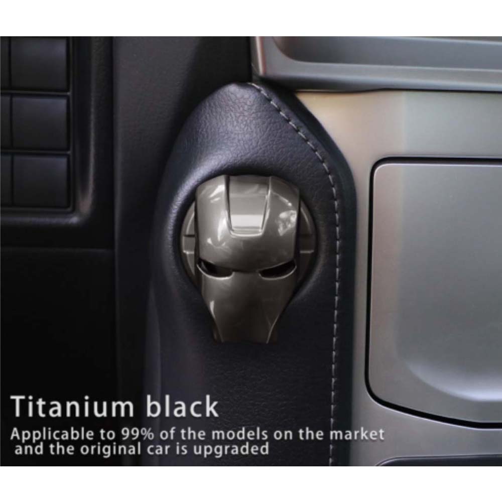 Vỏ nút nhấn khởi động ô tô hình Người sắt 3D