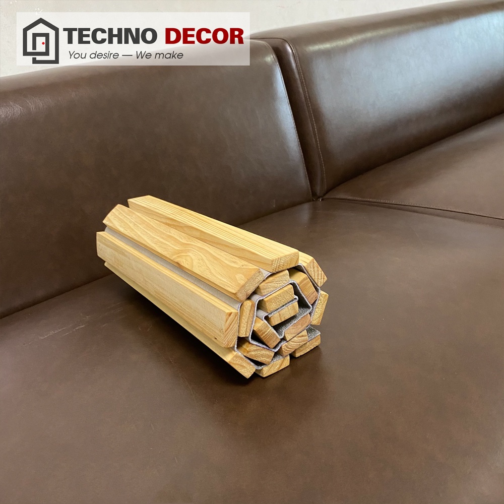 Miếng Lót Gỗ Gấp Gọn Đặt Trên Sofa Chống Trơn Trượt TechnoDecor LC0010 Quấn Gọn Trang Trí Bàn Ăn Sofa Ưu Chuộng Ở Mỹ