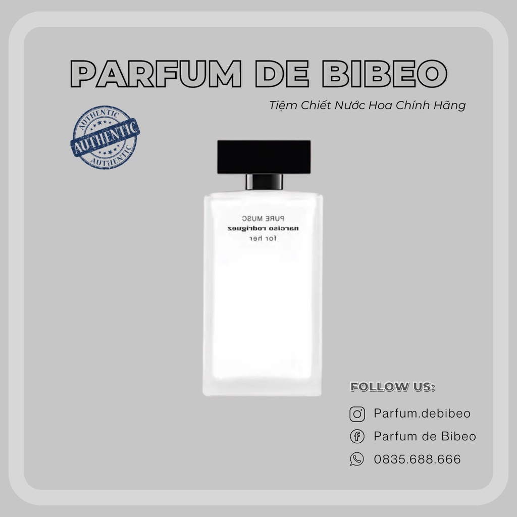 Parfum de Bibeo - Nước hoa thử Nar Pure Musc EDP  < Best Seller >