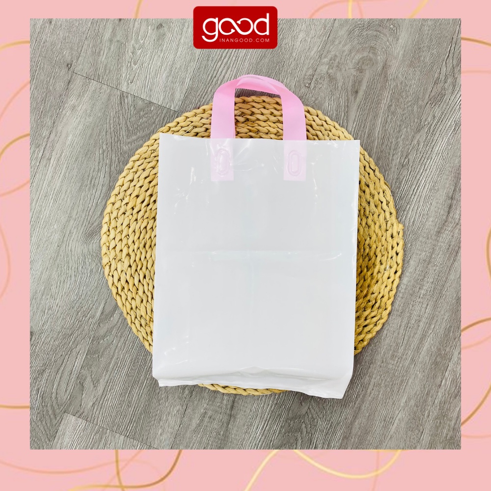 (Sale) [Xả hàng] 1Kg túi bóng QUAI ÉP hàng loại 1 nhiều màu sắc đựng quà, bọc hàng loại dai bền đẹp đủ mọi kích thước