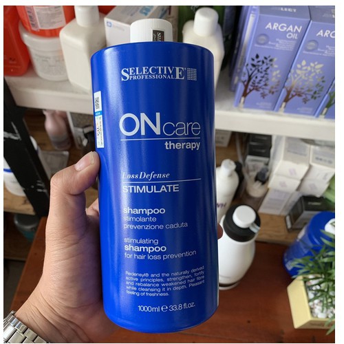 Dầu gội + Tinh chất hỗ trợ trị rụng tóc Selective Oncare Stimulate Ý