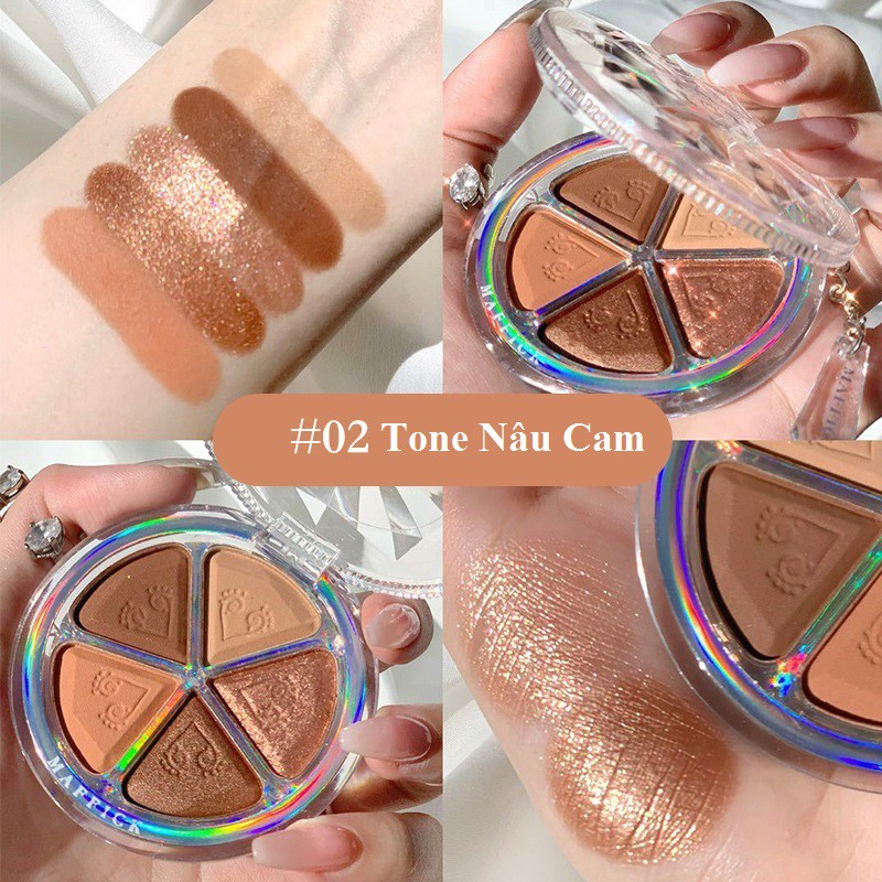 🌈🍓🍭 Phấn Mắt Kiêm Nhũ Má Bắt Sáng Maffick Bloom Mix Petal Eye Shadow Hình Hoa 5 Cánh Siêu Hot - Y294 - C2T2 | BigBuy360 - bigbuy360.vn