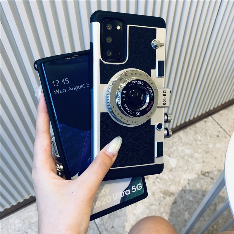 Emily in Paris Ốp Lưng Hình Máy Ảnh 3d Cổ Điển Cho Samsung Note 20 Ultra case cover