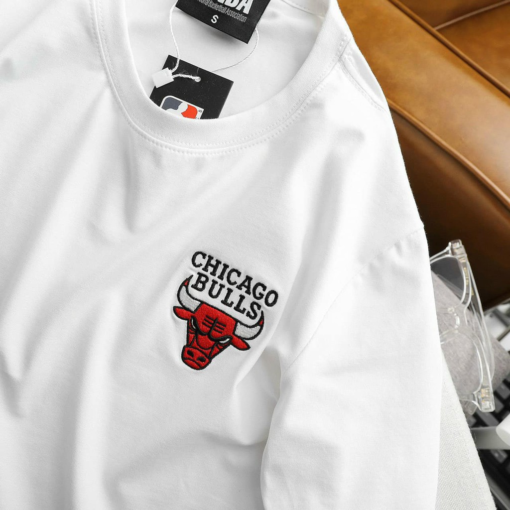 Áo Thun Chicago Bulls Thêu Logo