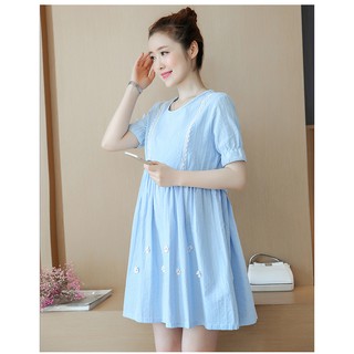 ĐẦM BẦU CÔNG  SỞ  ĐẸP( sau sanh  có dây  kéo  cho bé bú)