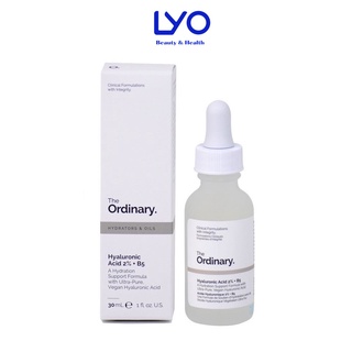 Tinh chất Serum dưỡng ẩm, cấp nước, hồi phục da The Ordinary Hyaluronic Acid 2% + B5