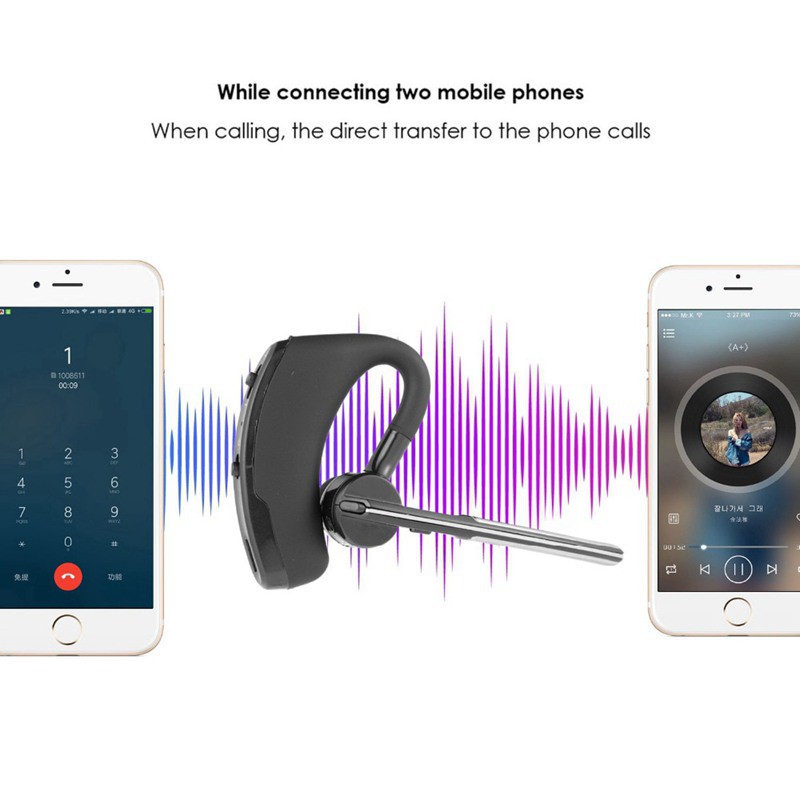 Tai nghe bluetooth không dây V8 dành cho điện thoại iPhone Xiaomi Huawei