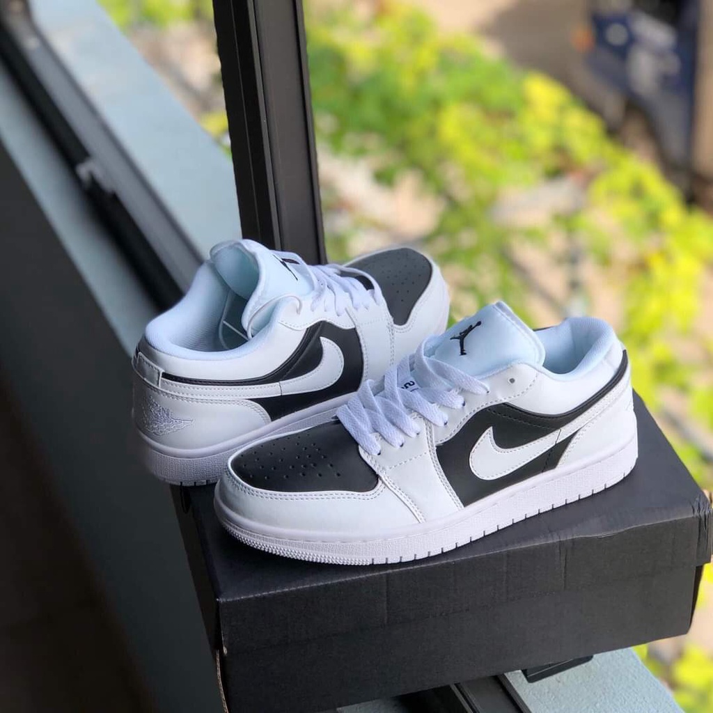 [36-43}Giày Jordan 1 High, Giày Thể Thao JD1 thấp Cổ Trắng Đen PANDA FULL BOX BILL