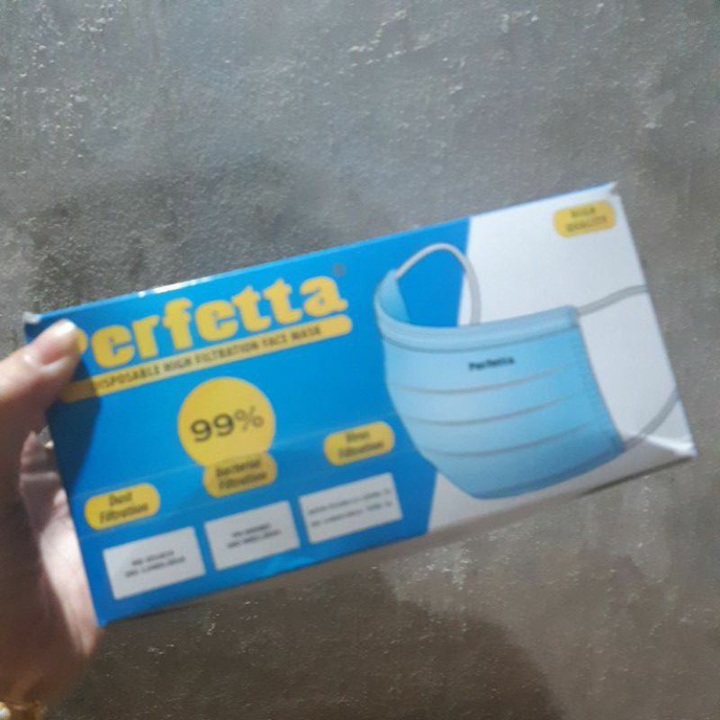 Khẩu trang perfetta 3 lớp siêu mềm mịn cao cấp | BigBuy360 - bigbuy360.vn