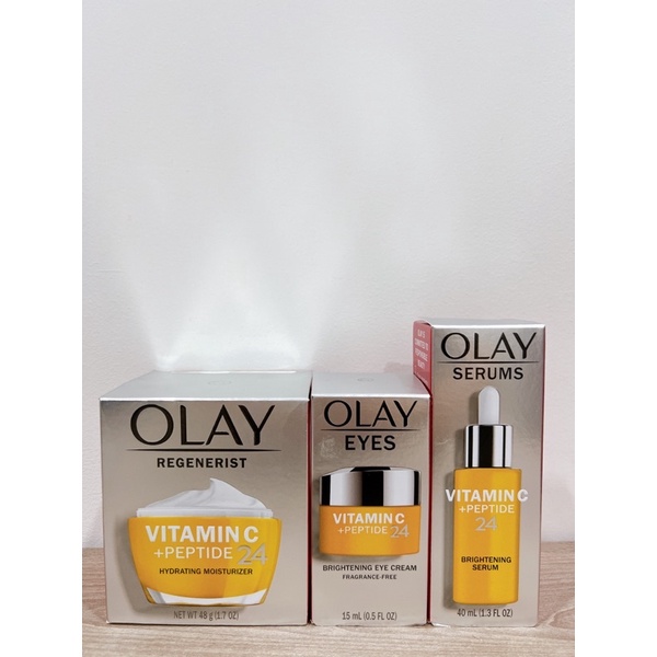 USA_Kem dưỡng mắt Olay Vitamin C + Peptide 24 Brightening